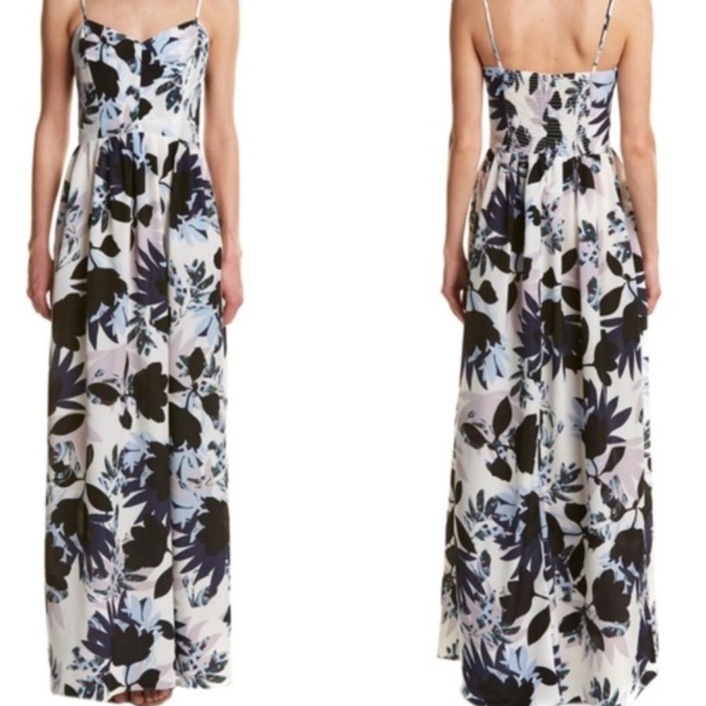 Parker Floral Print Maxi Dress in Antigua